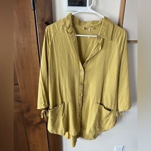 Free people oversized top xs